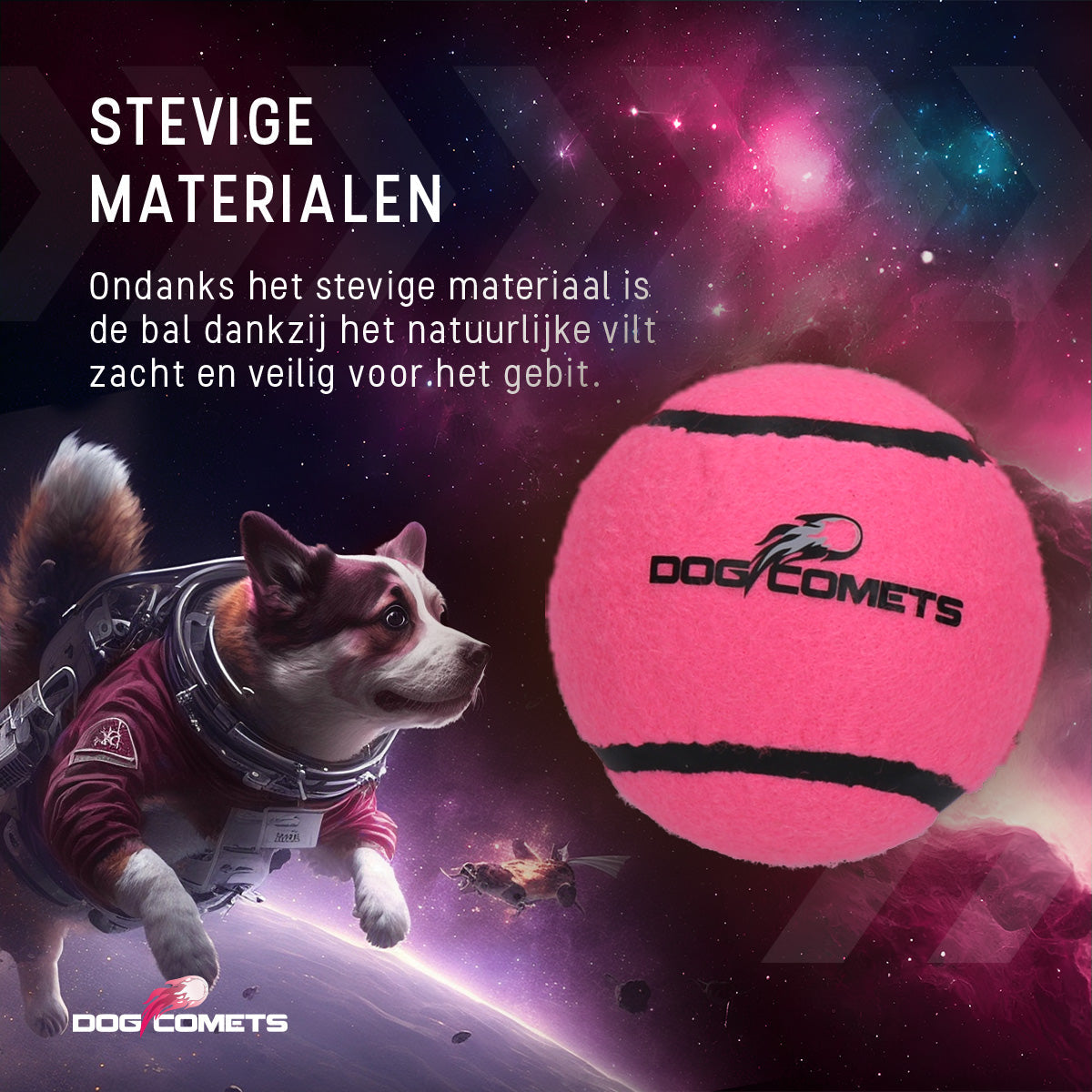 Dog Comets Starlight Tennisbal (M)