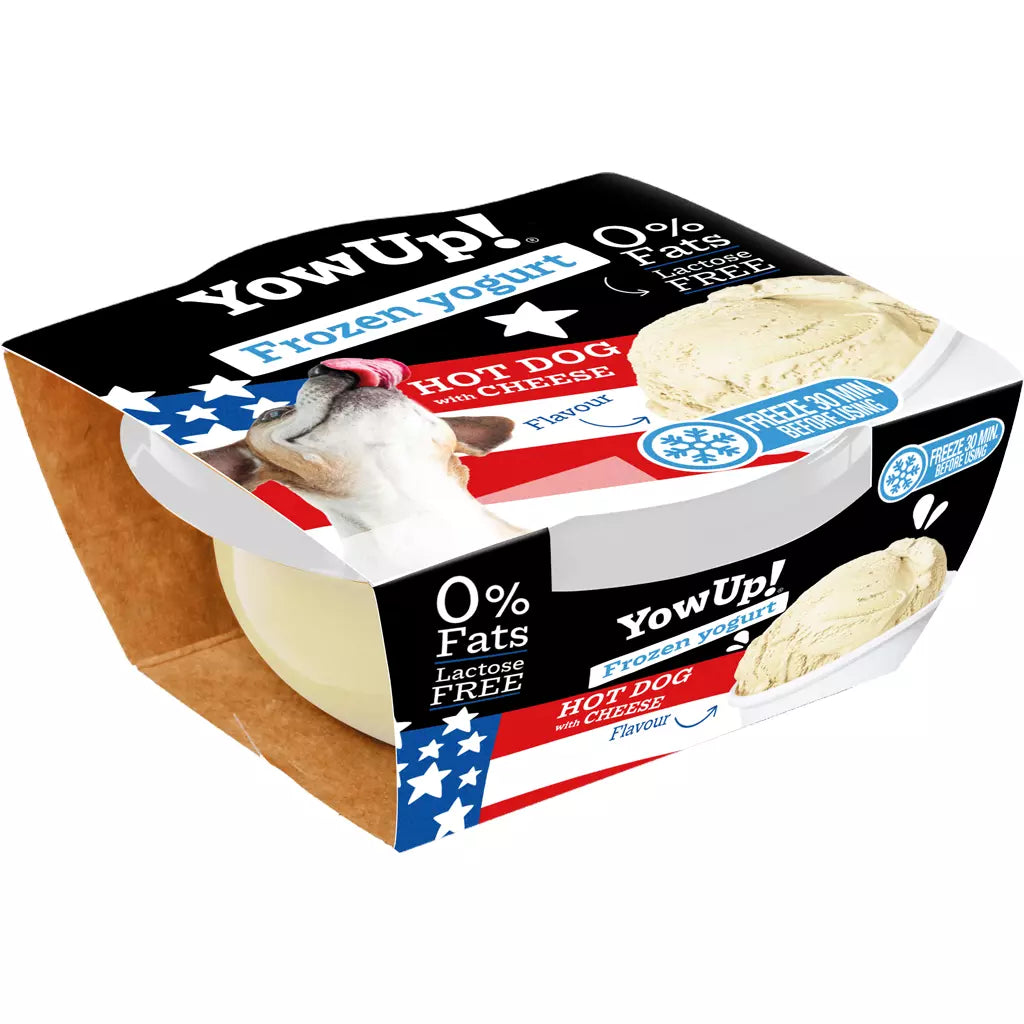 YowUp! Frozen Yoghurt Hotdog met Kaas